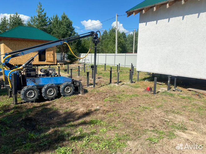 Монтаж винтовых свай, винтовые сваи цены