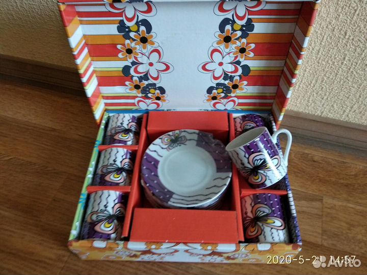 Кофейный сервиз на 6 персон