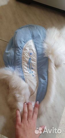 Шапка зимняя для девочки 54 56