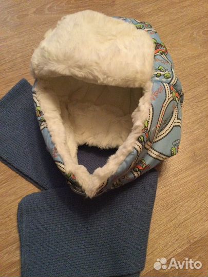 Шапка зимняя на 2-4 года