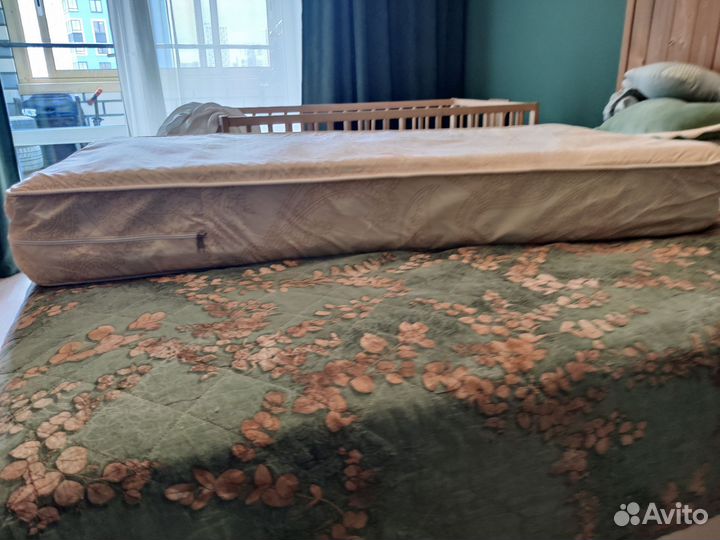 Матрас детский 117х60 наматрасник простынка