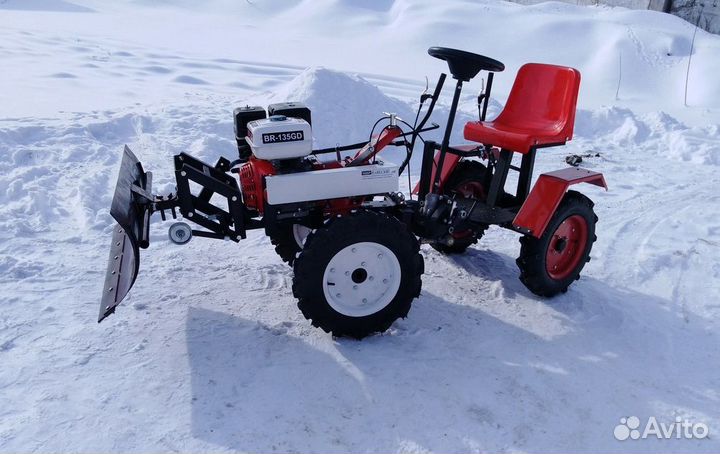 Адаптер задний с рулем ам-3 для мотоблока