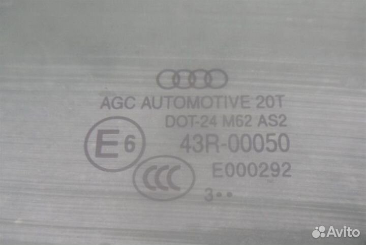 Стекло двери переднее левое Audi Q5 8RB 2008-2017