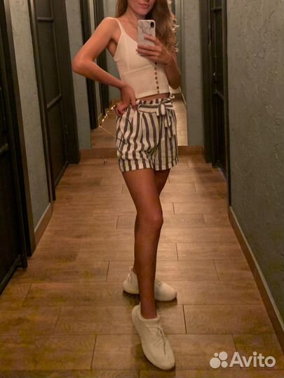 Шорты из льна