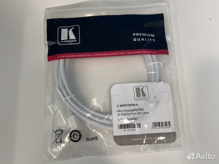 Кабель dp - mini dp