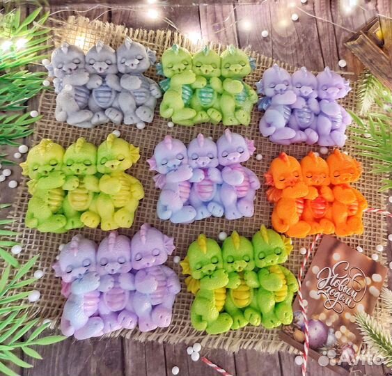 Новогодний подарок, мыло ручной работы