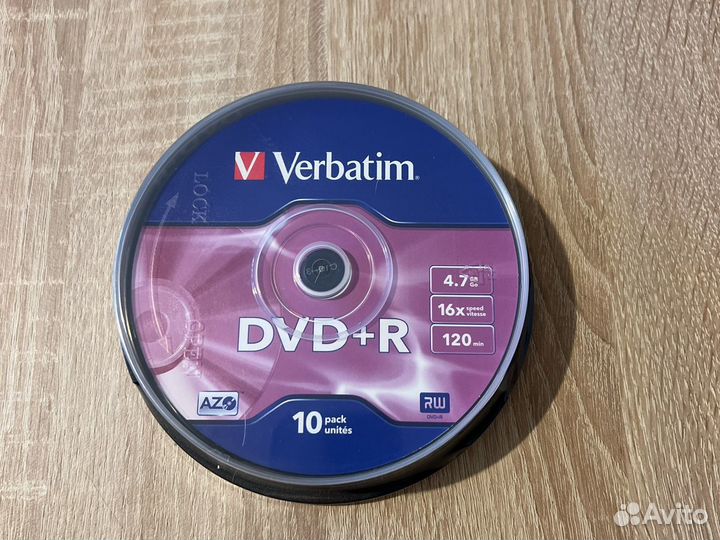 DVD-R диски Verbatim Болванка
