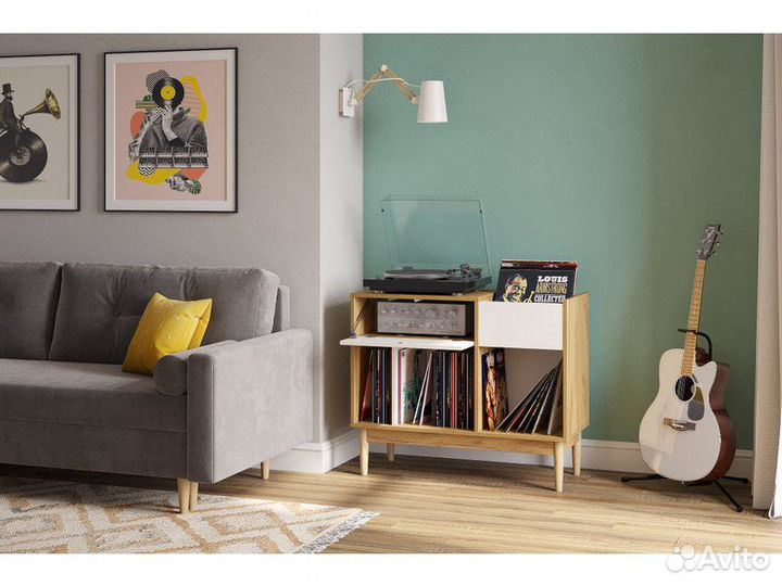 Тумба для винила Янсен-2 White