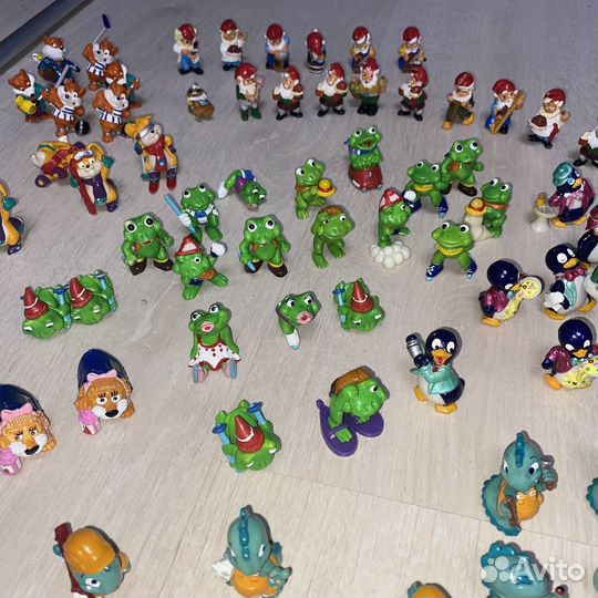 Игрушки из киндер сюрприза 90х