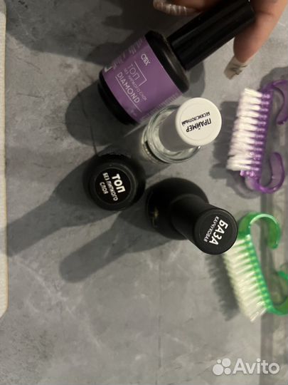 Маникюрный набор с лампой