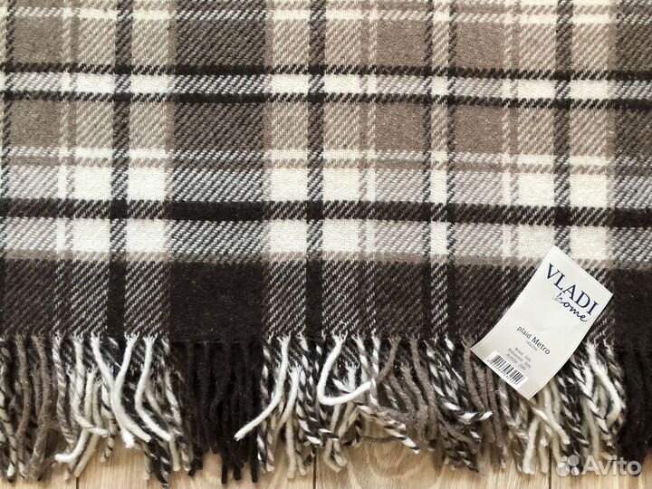 Плед-покрывало 140 200 полушерстянной