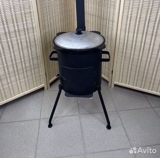 Казан с печкой 22 литра