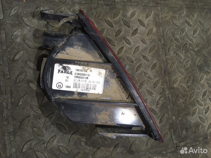 Фонарь противотуманный задний правый