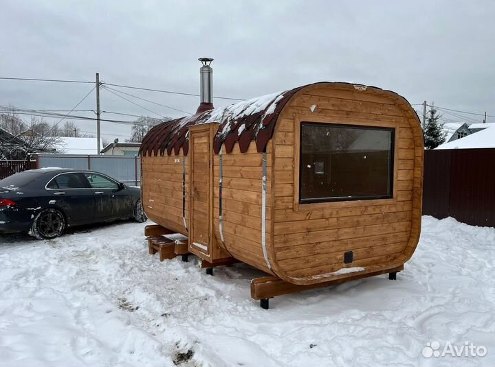 Баня бочка