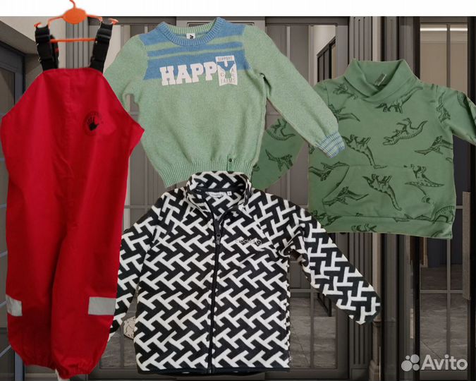 Вещи пакетом на мальчика 110 116