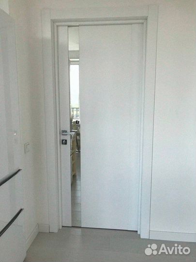 Двери межкомнатные серые