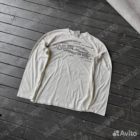 Лонгслив Archive Slogan