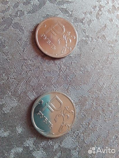 Брак Монета рубль с буквой Р