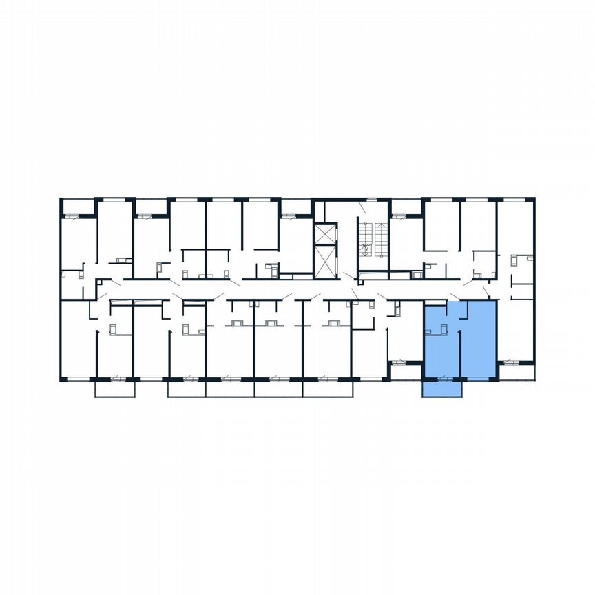 1-к. квартира, 38,4 м², 5/12 эт.
