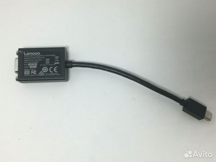 Кабель для монитора Lenovo mini/displayport to VGA