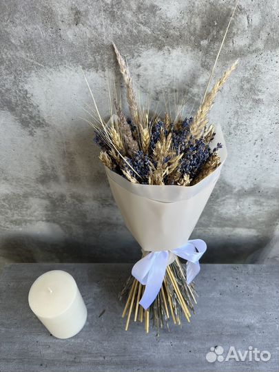 Букеты из сухоцветов