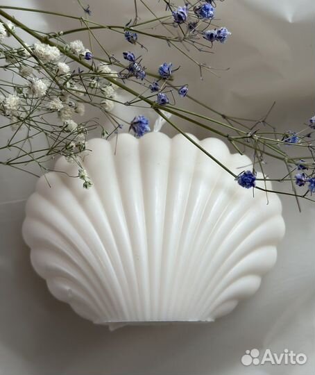 Свеча соевая Ракушка