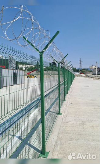 Забор из 3д сетки