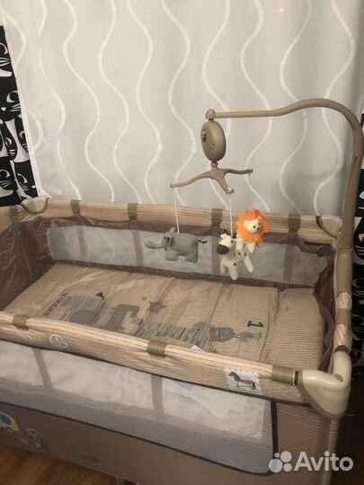 Манеж кровать babyton