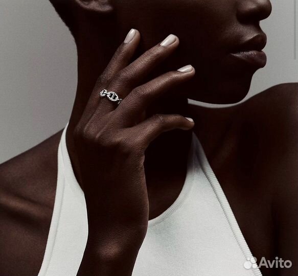 Кольцо Hermes тонкое