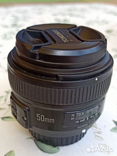 Объектив yongnuo 50mm f1 8 nikon