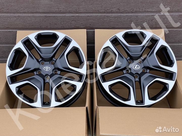 Новые диски R19 5/114.3 Rav4 Matt Black Machined