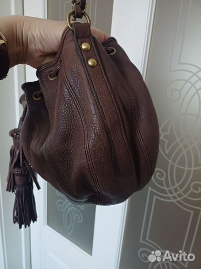 Сумка натуральная кожа Massimo dutti