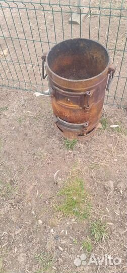 Печь буржуйка чугунная СССР