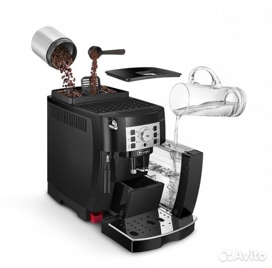Кофемашина DeLonghi ecam 22.110.B - новый
