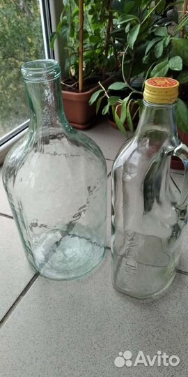 Банка со стеклянной крышкой,бутылки стеклянные