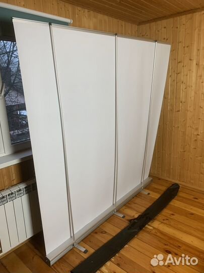 Мобильный стенд ролл ап, фотофон, фон для блогеров