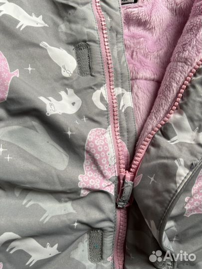 Зимний комбинезон для девочки 80