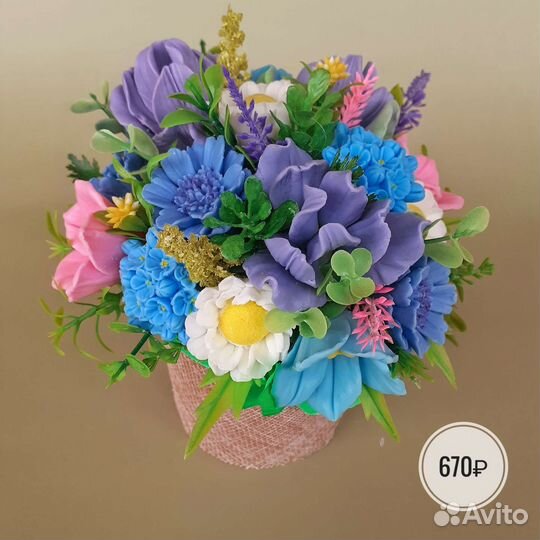 Букеты из мыла ручной работы