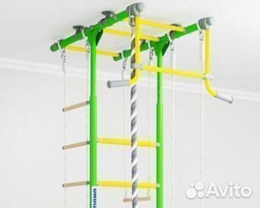 Шведская стенка дск romana цвет зеленое яблоко