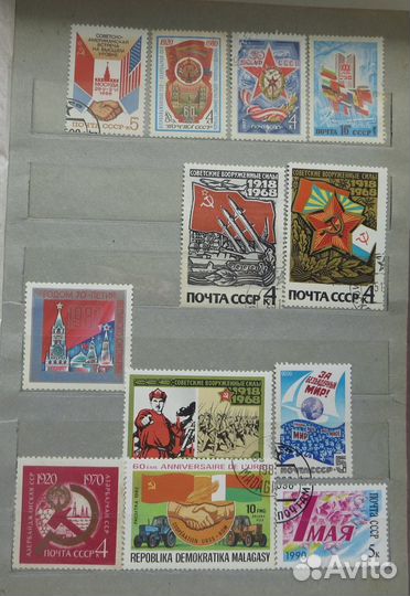 Филателия почтовые марки СССР, Индия, Венгрия,Куба