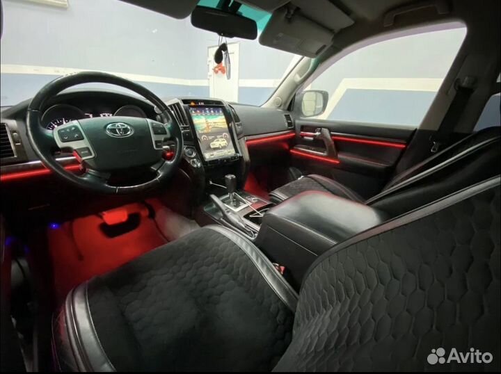 Контурная подсветка салона авто, установка