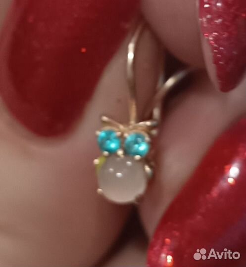 Золотые серьги для маленькой принцессы