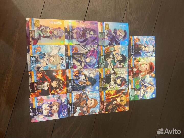 Карточки геншин