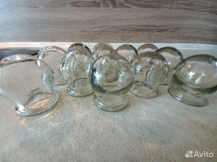 Медицинские баночки 12 штук