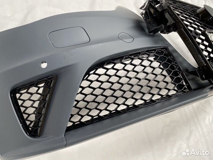 Бампер передний RS для Audi A4 B8 рестайлинг