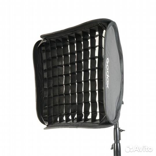 Софтбокс Godox sfgv 5050 с креплением для накамерной вспышки и сотами