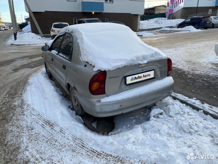 Chevrolet Lanos 1.5 МТ, 2008, битый, 80 000 км