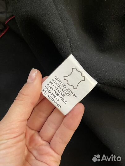 Кожаный плащ, мужской