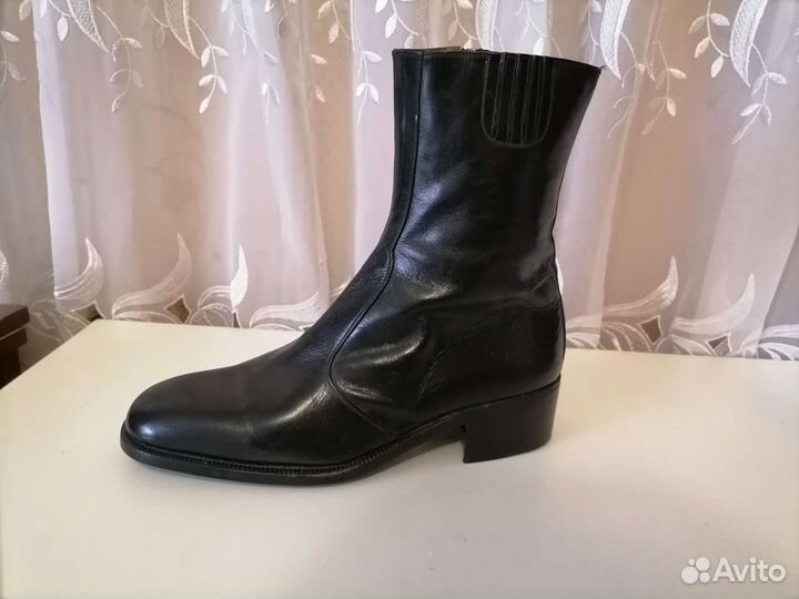 Ботинки кожаные женские