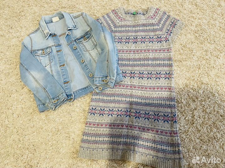 Фирменные вещи на девочку 122-128